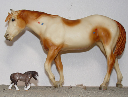 Dun Indian Pony and Breyer's Traditional-Sized Indian Pony